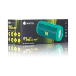 Enceintes NGS Roller Tumbler vert Bluetooth