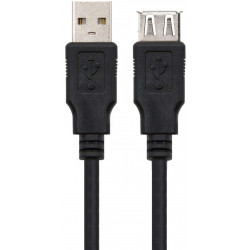 Câble rallonge USB 2,0 mâle-femelle.