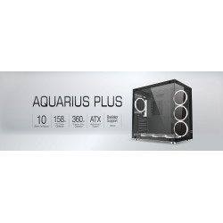 Boitier Xigmatek Aquarius Plus Noir RGB avec panneau vitré