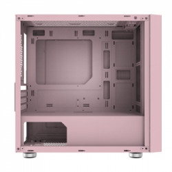 Boitier Xigmatek Gemini Queen RGB avec panneau vitré (rose)