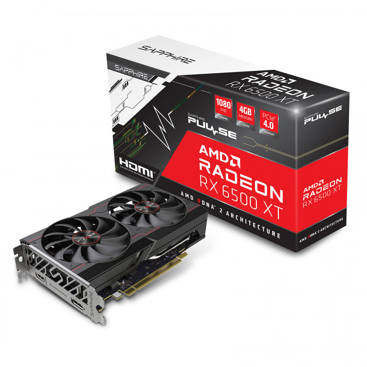 AMD Sapphire Radeon RX6500 XT Pulse 4Go