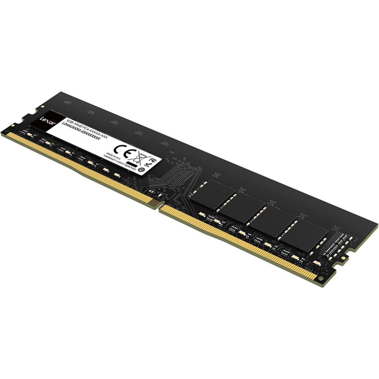 Barrette mémoire 16Go DIMM DDR4 Lexar PC4-25600 (3200Mhz) (Noir)